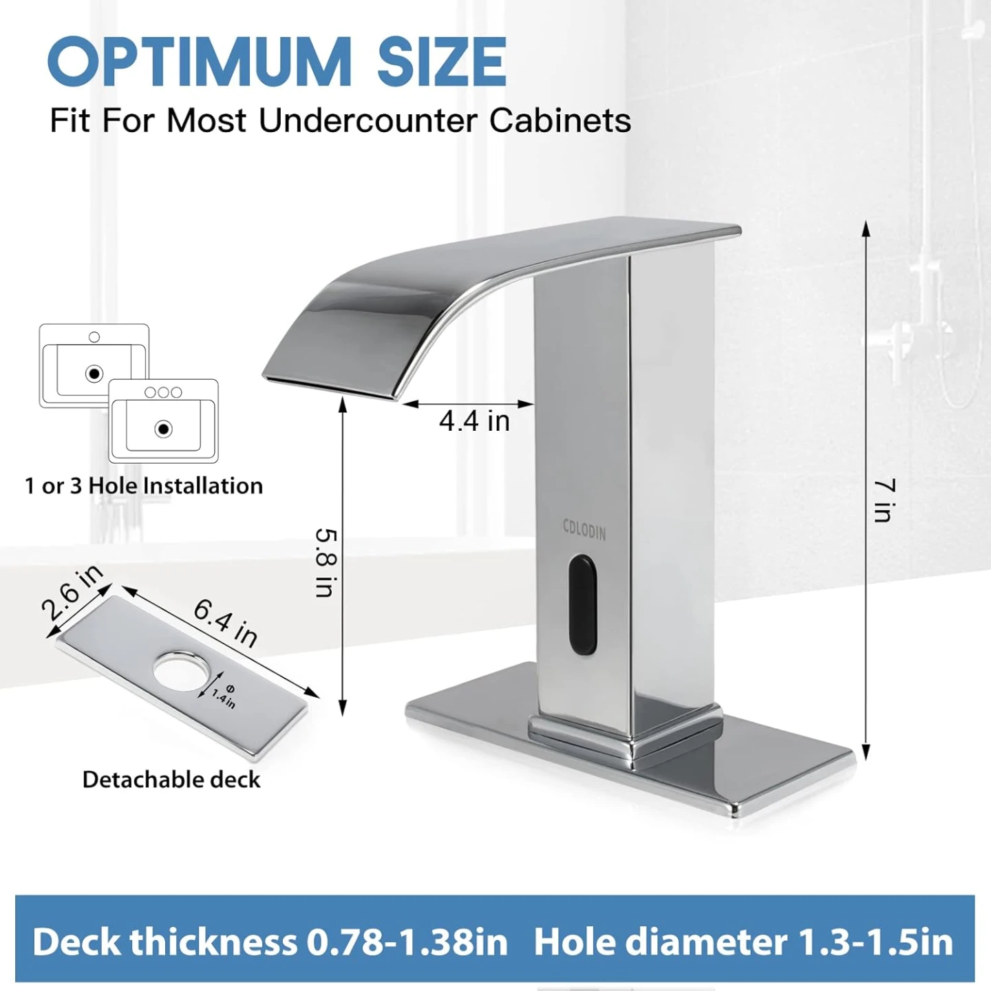 Brand New Touchless Bathroom Faucet For Sale - photo 4