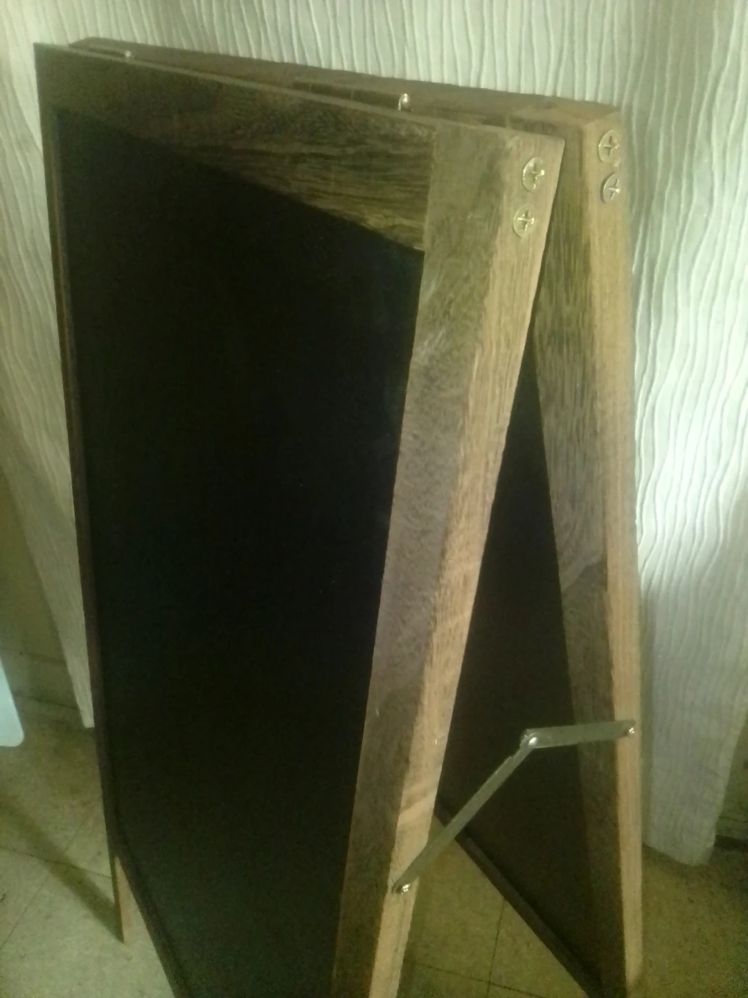 Wooden A-Frame Chalkboard Sign - photo 2