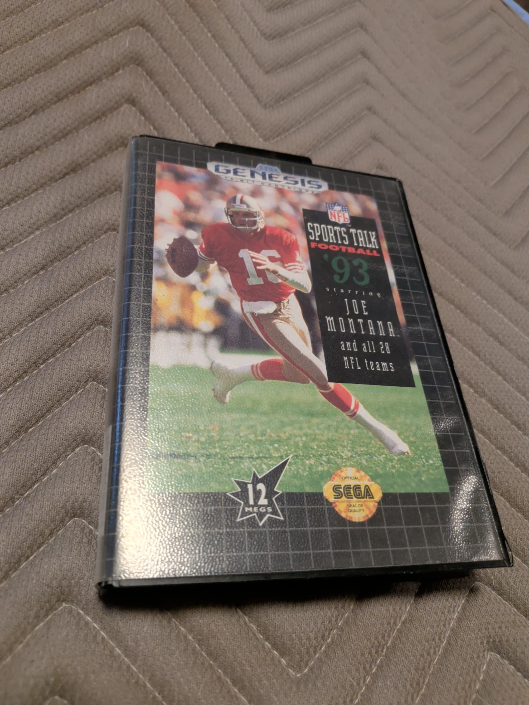 Sports Talk Football '93 Sega Genesis Game