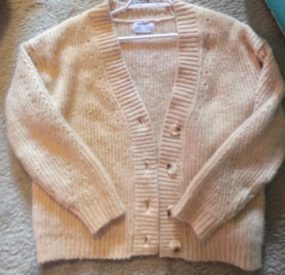 Old Navy Women's Beige Knit Cardigan - photo 2