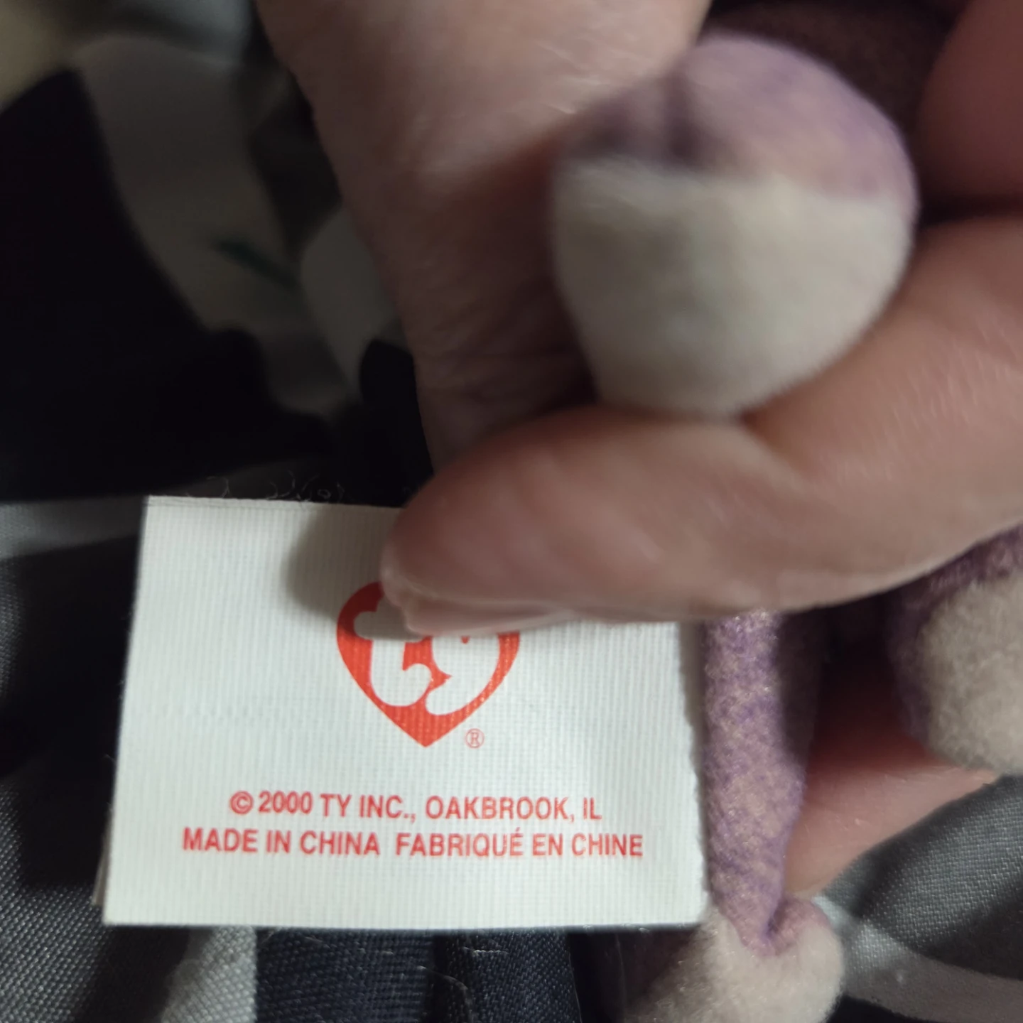 Ty Beanie Baby Pink Bunny 2000 - photo 2