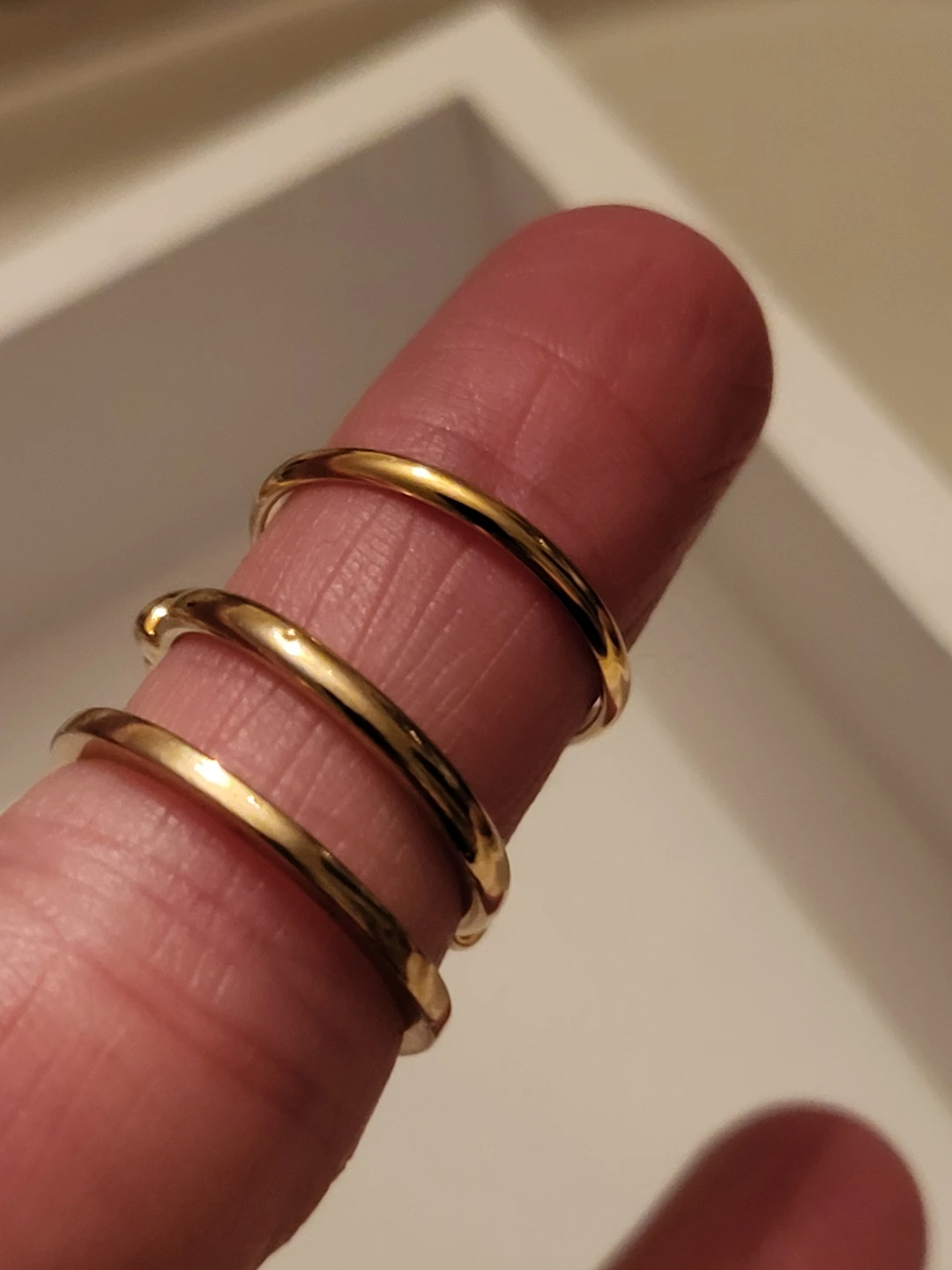 Assorted Gold-Tone Rings with Gemstones - photo 3