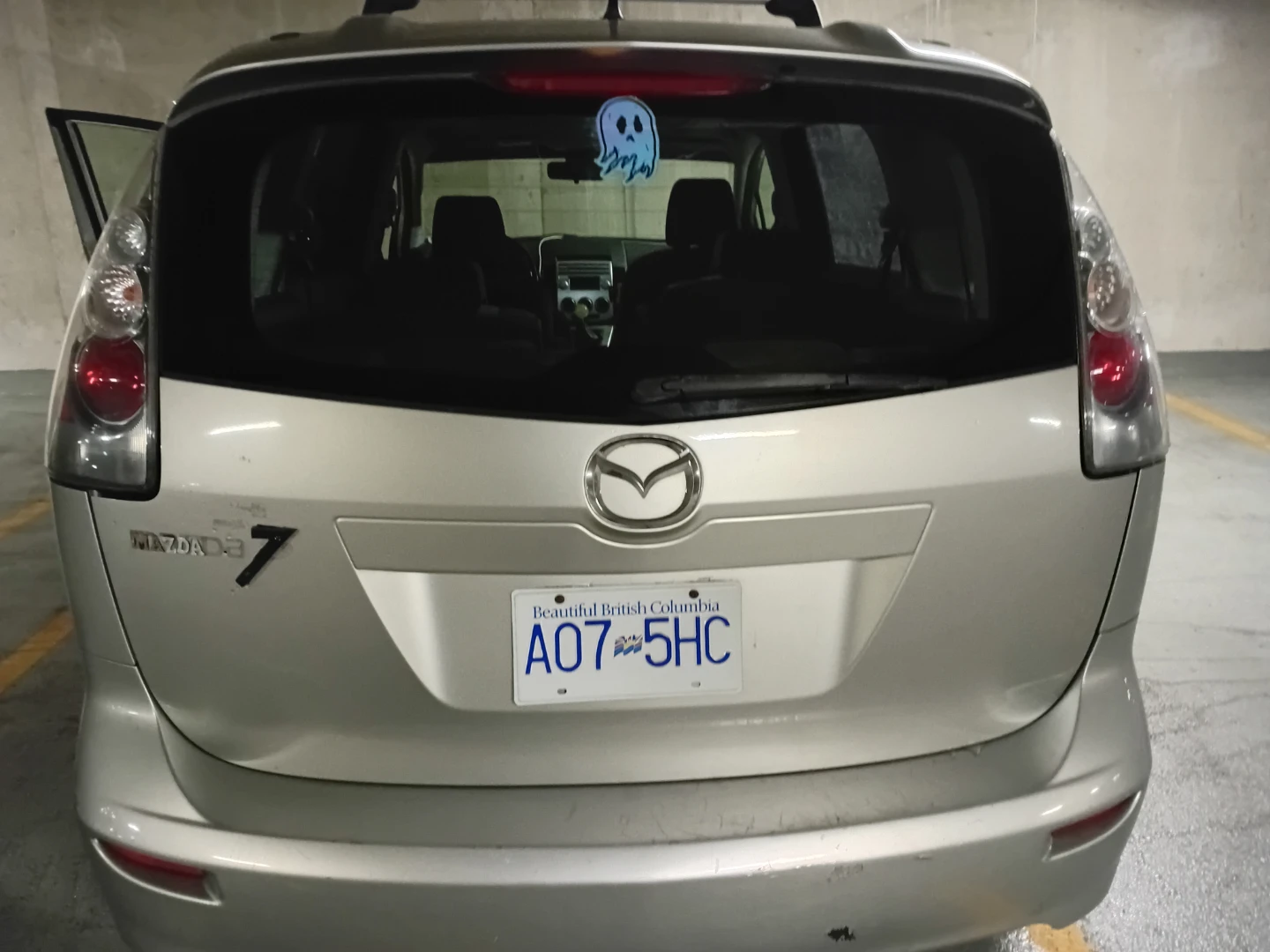 Mazda 5 Silver Minivan