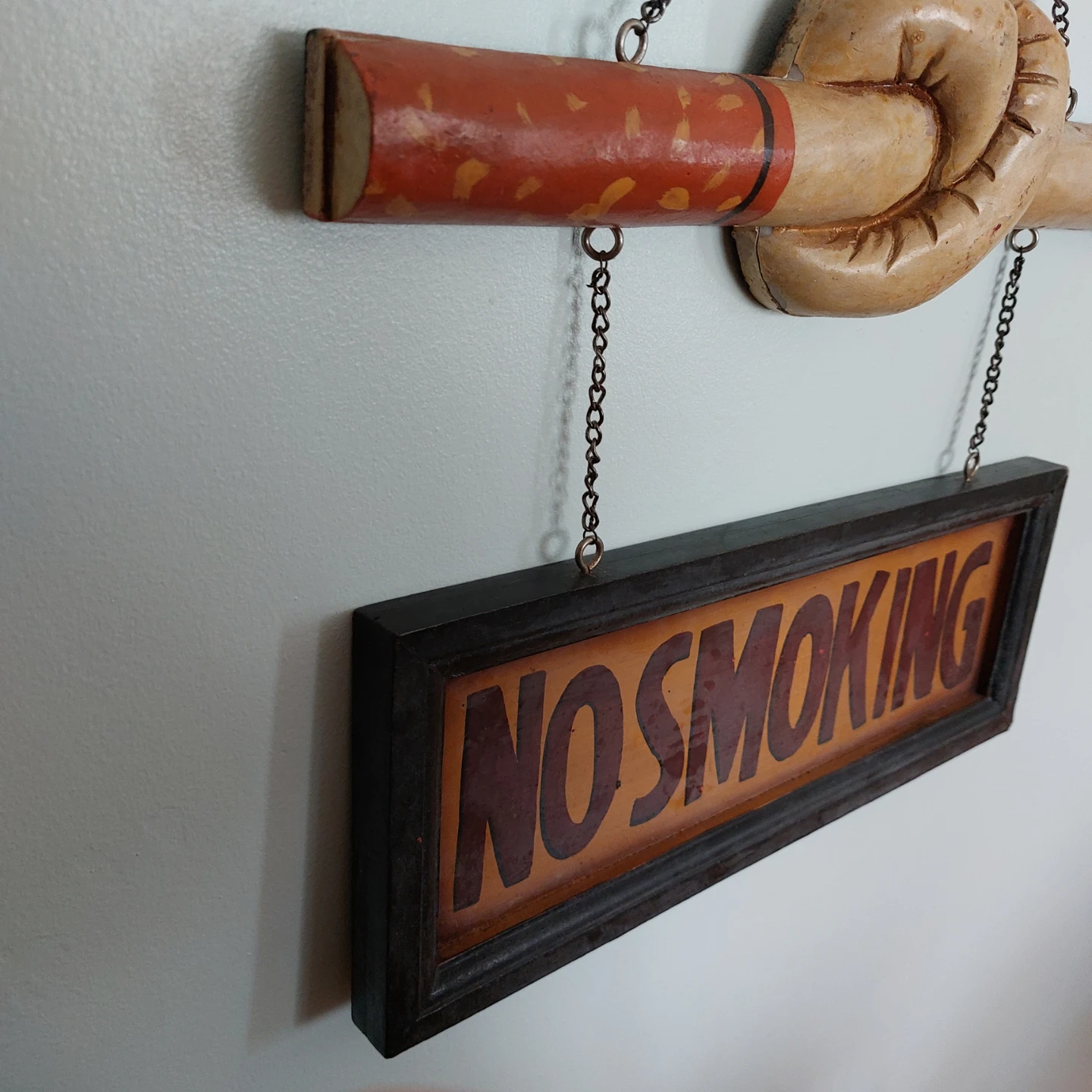 Novelty "No Smoking" Sign with Cigarette Design - photo 3