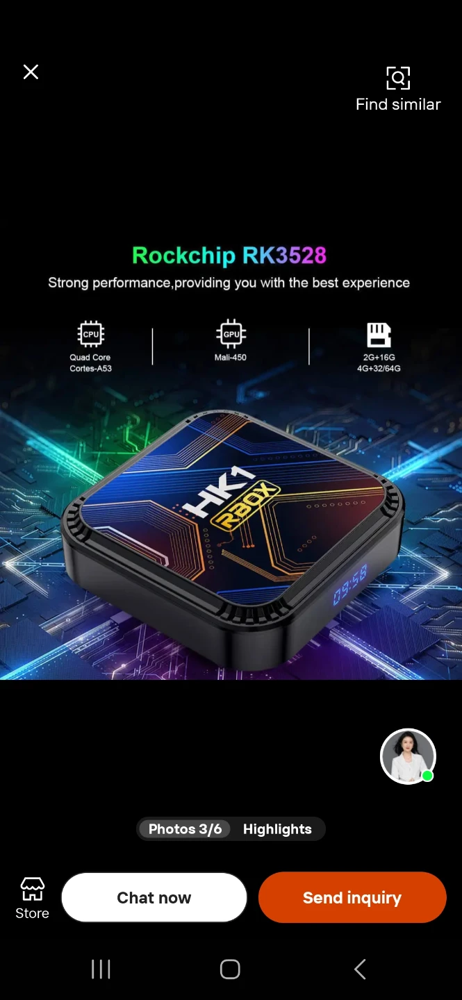 HK1 RBOX K8S Android 13.0 TV Box - photo 3