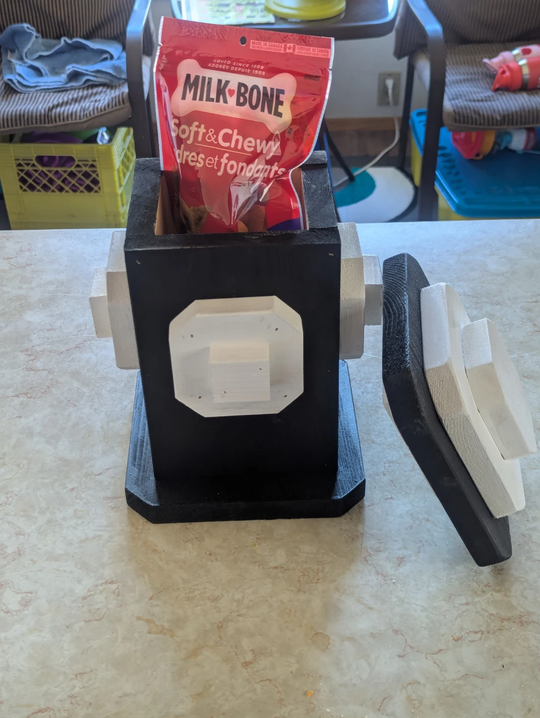 Handmade Dog Treats Fire Hydrant w/Unopened Dog Treats - photo 2