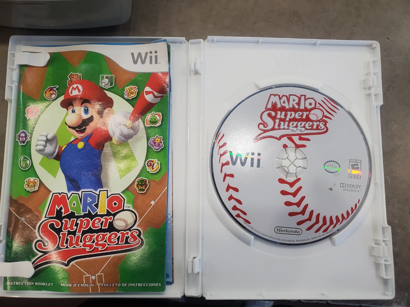 Mario Super Sluggers Nintendo Wii Video Game - photo 3