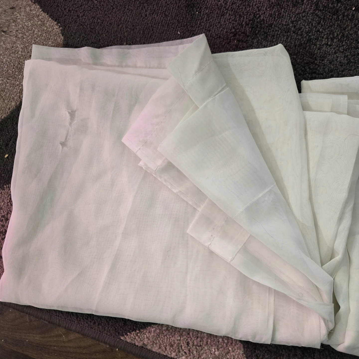White Sheer Curtains - photo 3