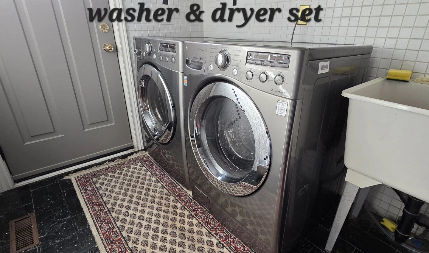 LG TrueSteam Washer and Dryer Set