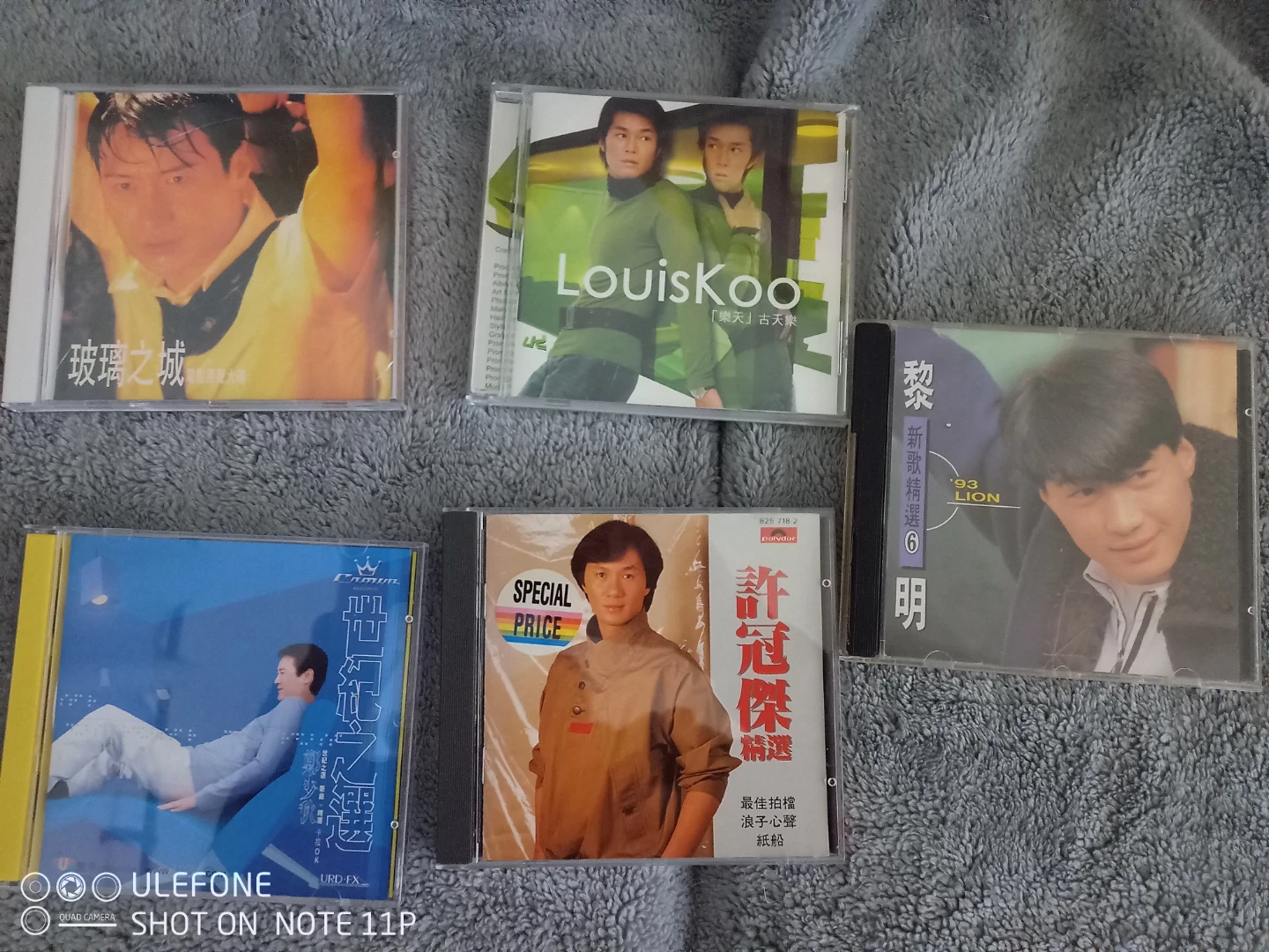 Collection of 5 HK Pop CD Albums