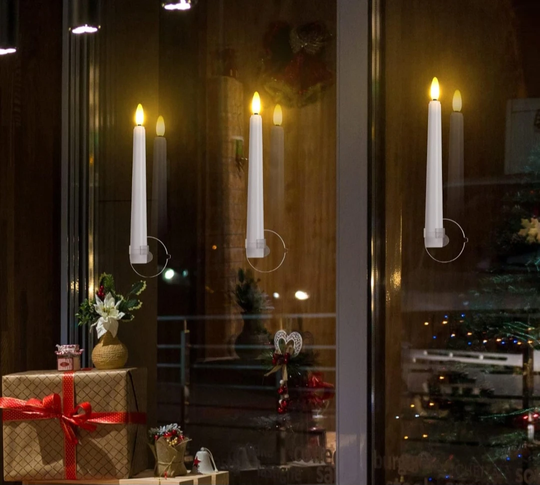 LED Flameless Candles with Remote Control (Set of 4) - photo 4