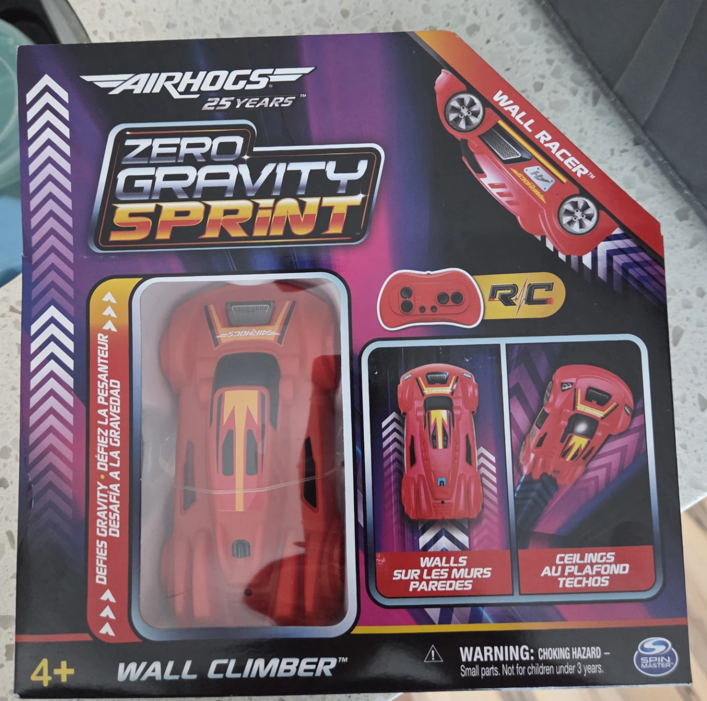 Air Hogs Zero Gravity Sprint Wall Racer RC Car