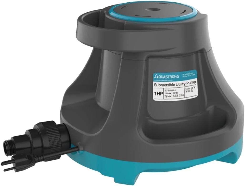 Aquastrong Pool Cover Pump 2500GPH BNIB