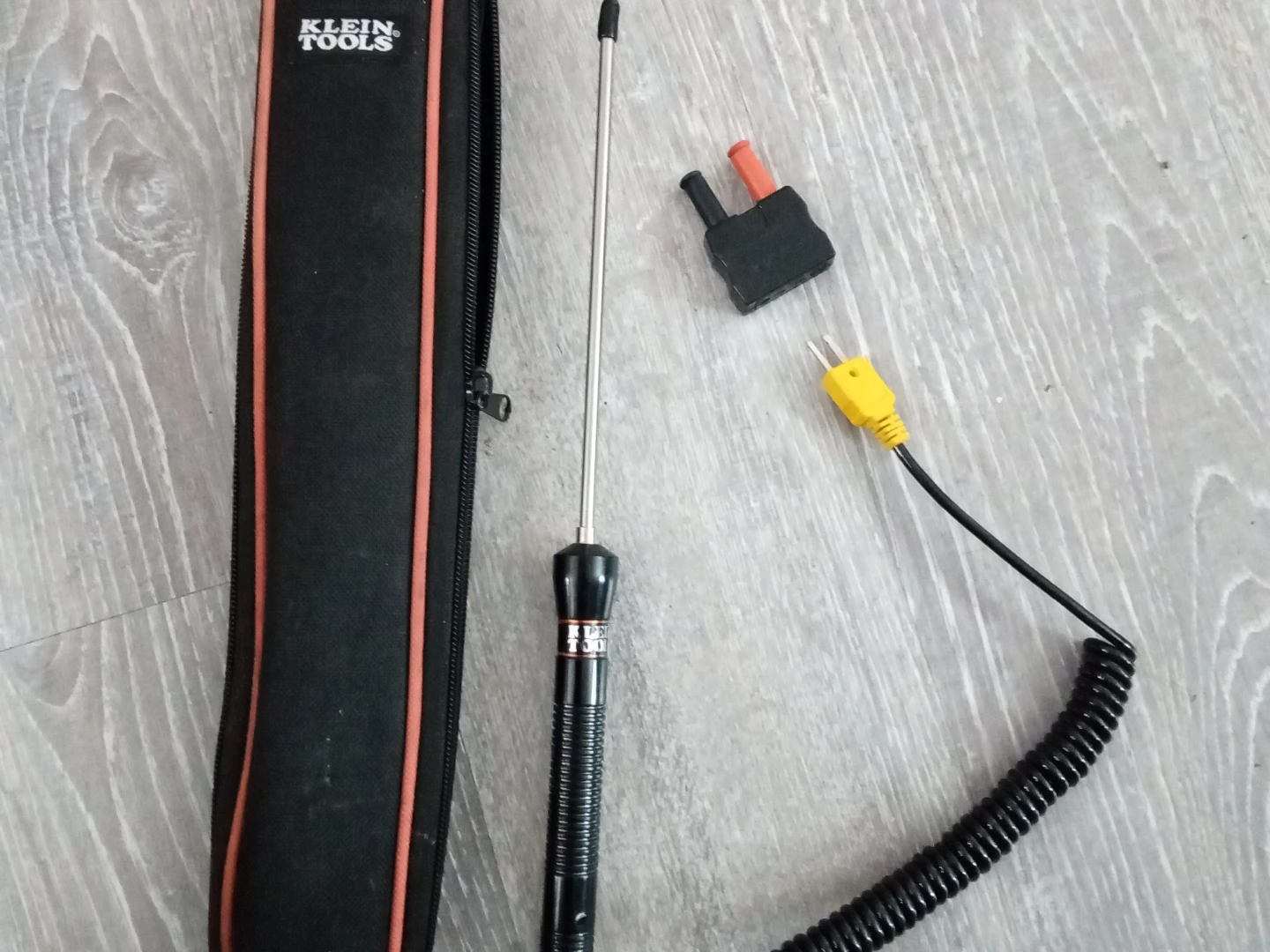 Klein Tools K-Type Thermocouple Probe 69144 with Case