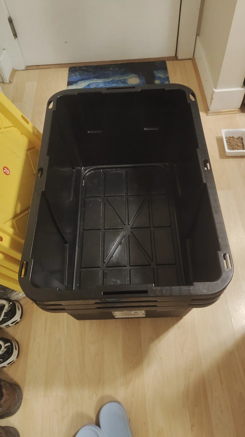 Greenmade Professional Grade Storage Tote Bin with Lid each ＄12