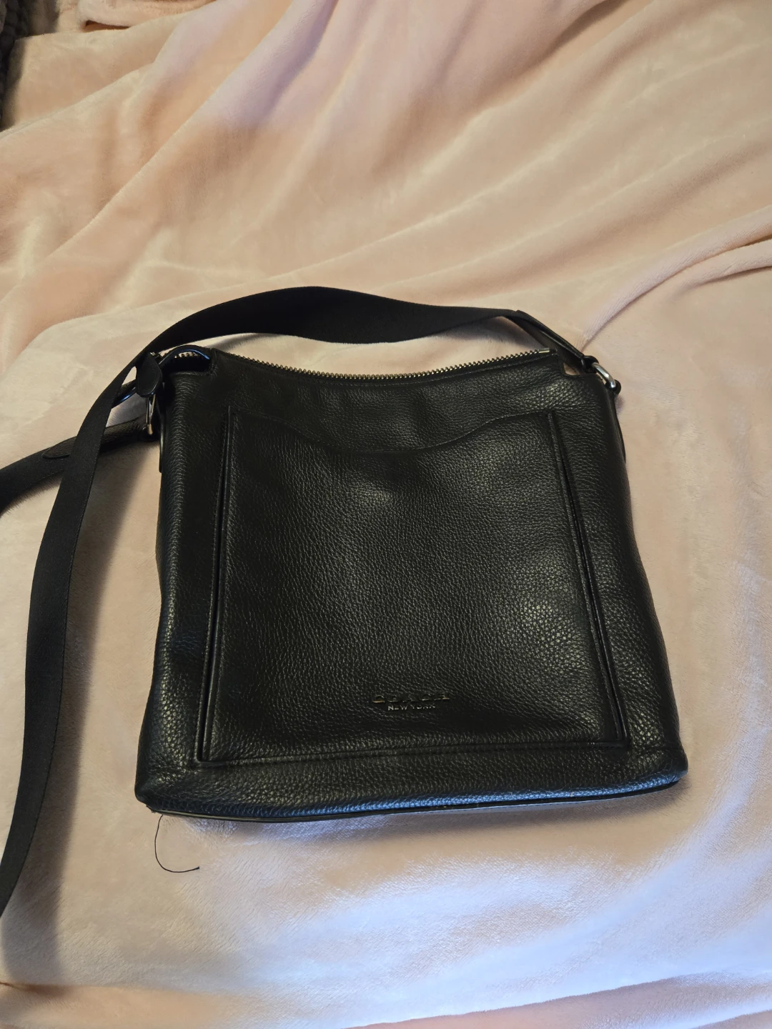 Coach Black Leather Crossbody Bag