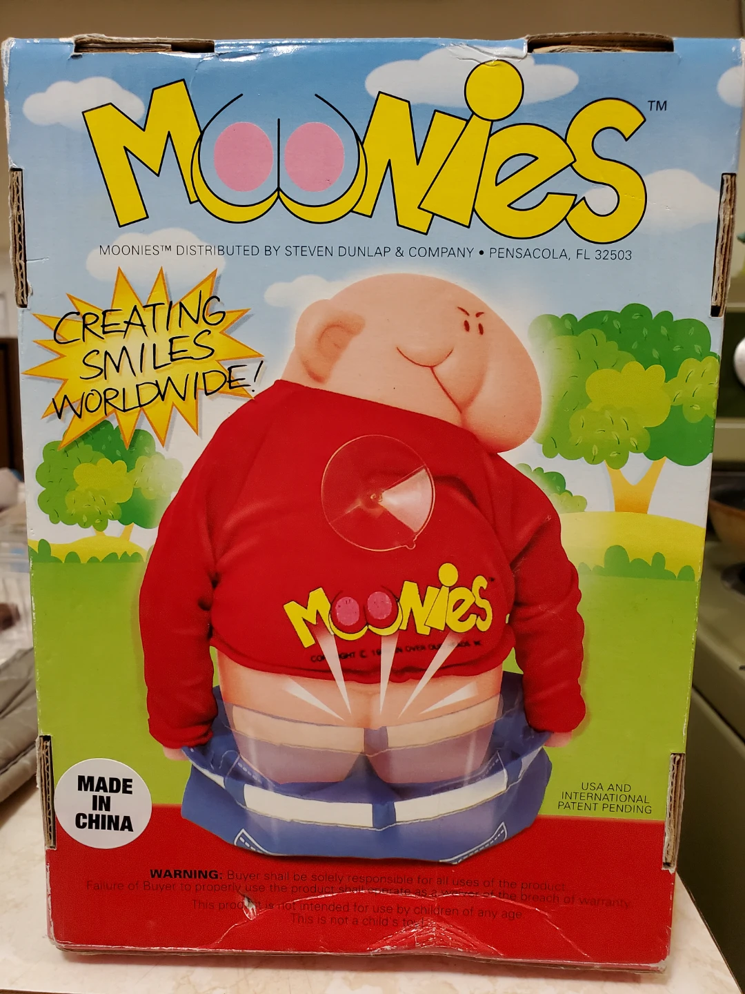 Moonies Novelty Toy with Suction Cup and Air Pump