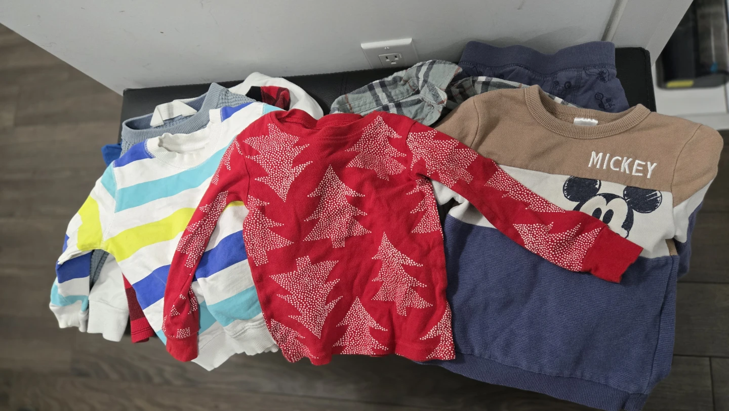 Kids Long Sleeve Shirts Bundle Free