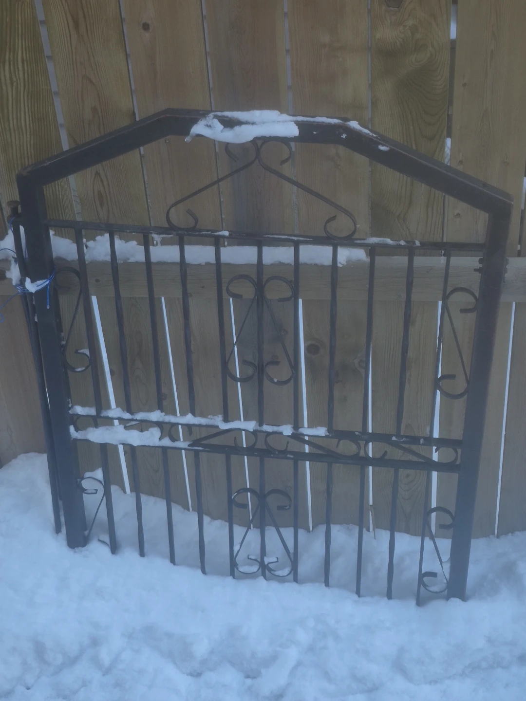 Wrought Iron Garden Gate - photo 2