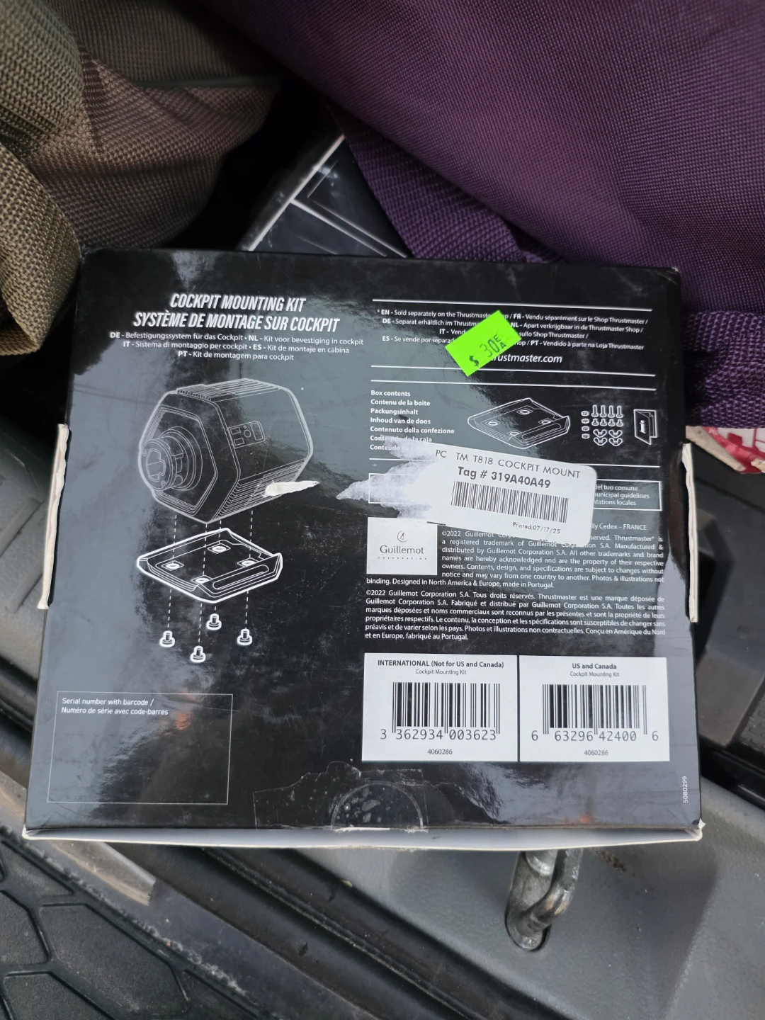 Thrustmaster Cockpit Mounting Kit - photo 3