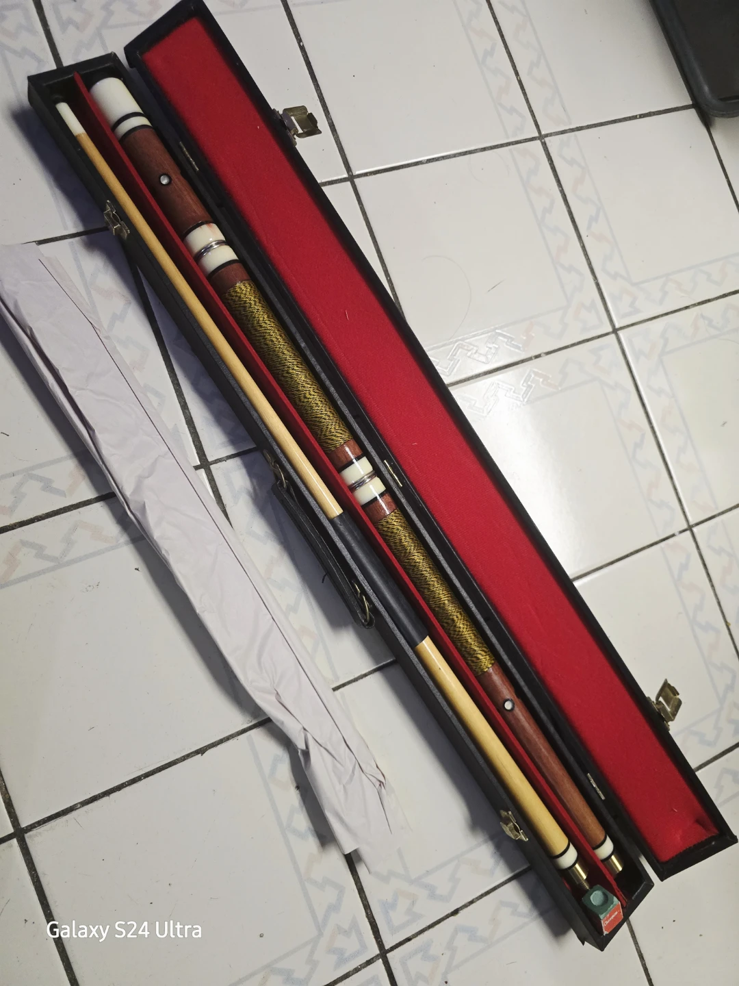 🥕 57 in. Billiard Pool 4pc Cue Stick With Hard Case