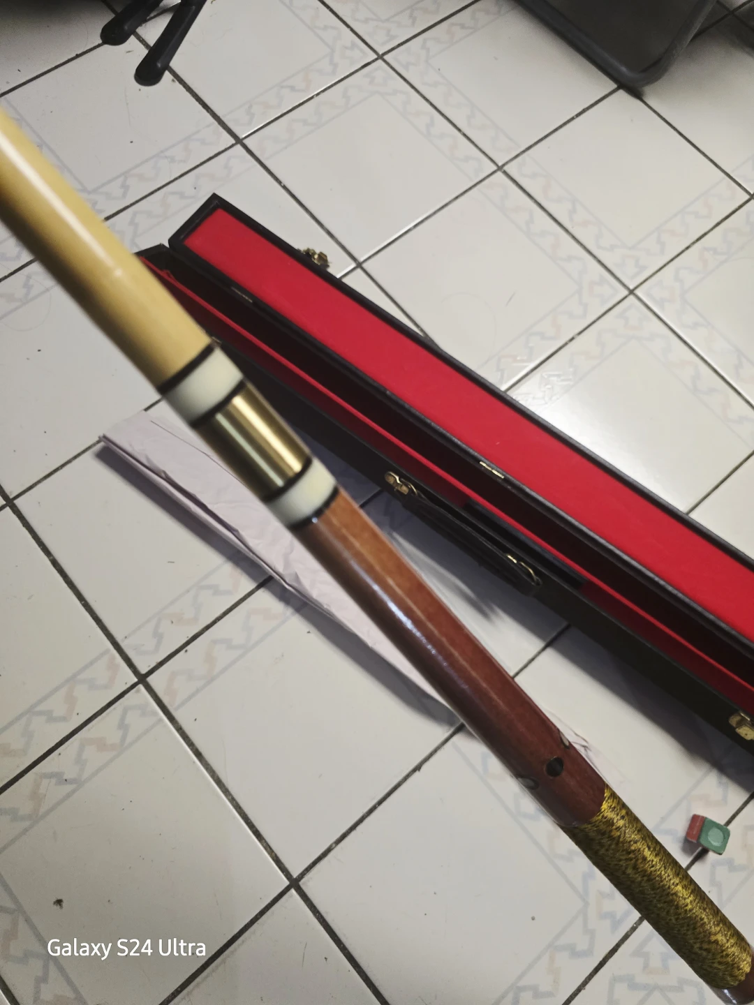 🥕 57 in. Billiard Pool 4pc Cue Stick With Hard Case - photo 3