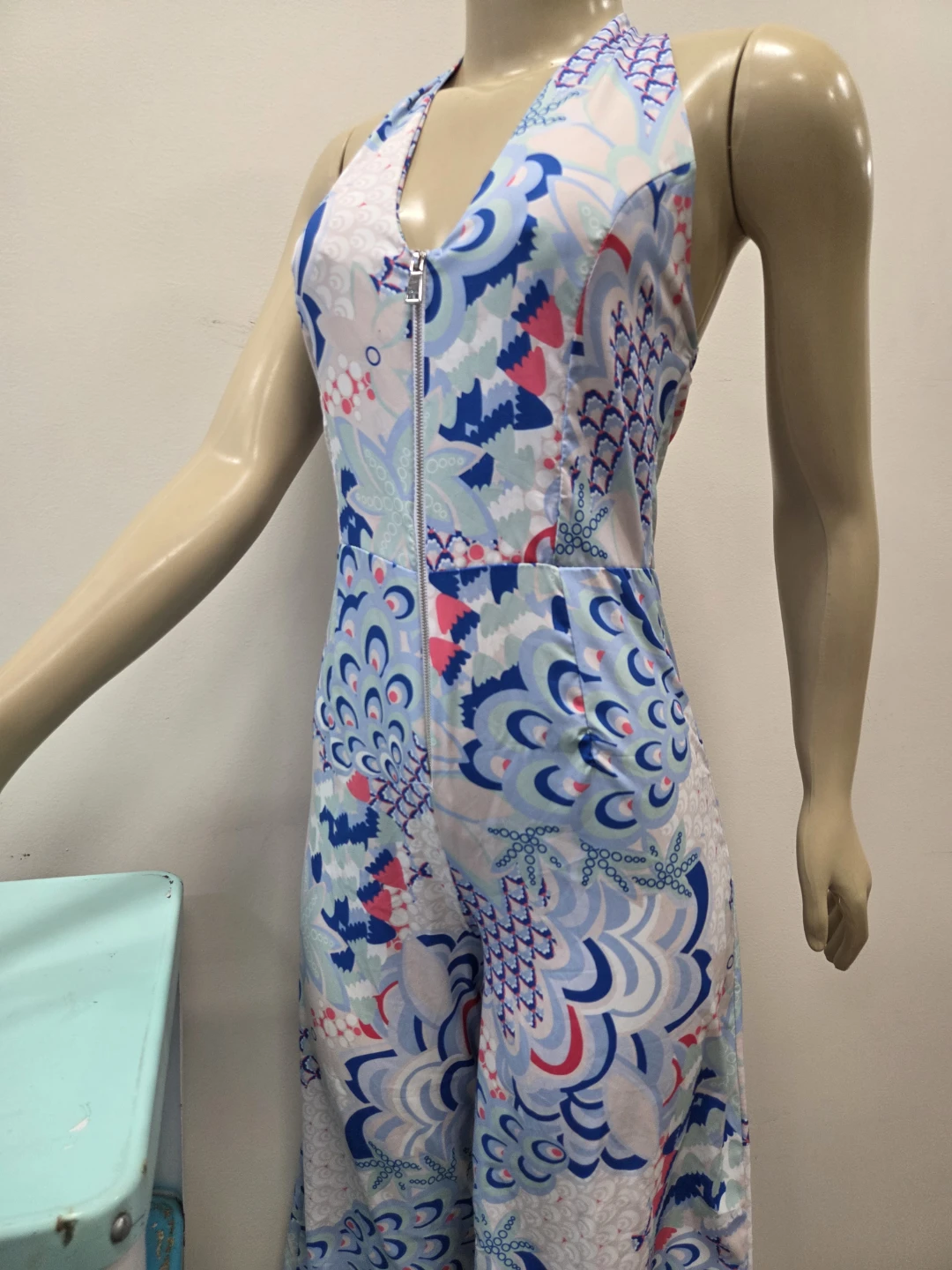 Vintage Halter Neck Jumpsuit new old stock with tag - photo 5