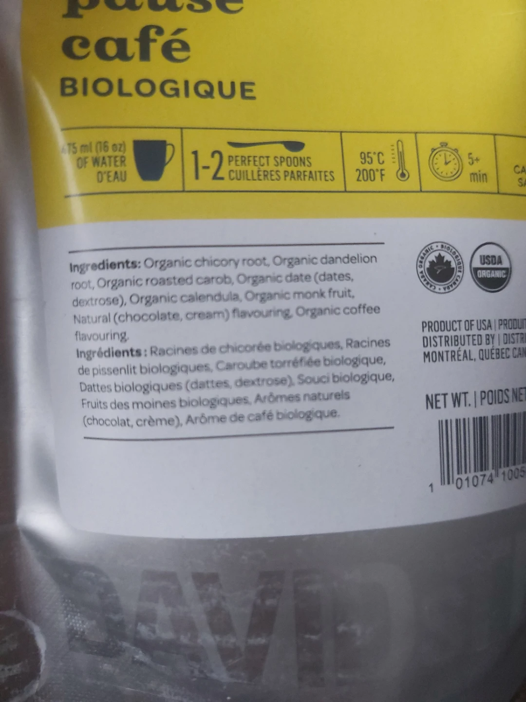 DAVIDsTEA Organic Coffee Break Herbal Tea - photo 2