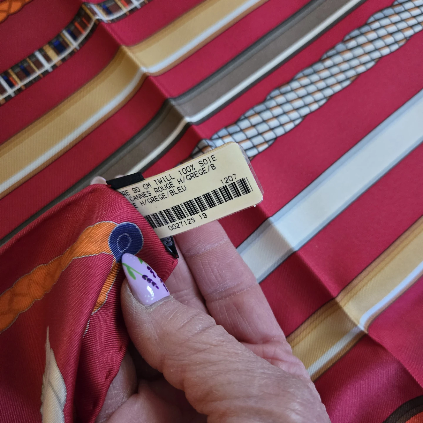 Hermès Paris Les Cannes Silk Scarf - photo 5