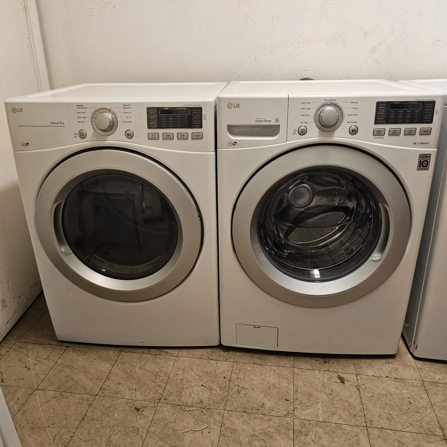 LG Front Load Washer and Dryer Set