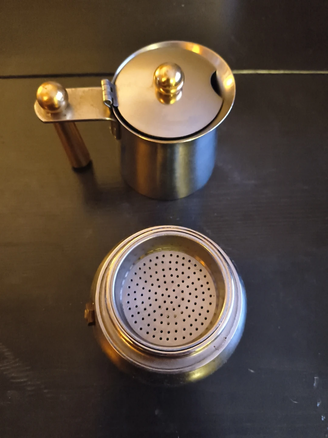 Stainless Steel Moka Pot Coffee Maker - photo 2
