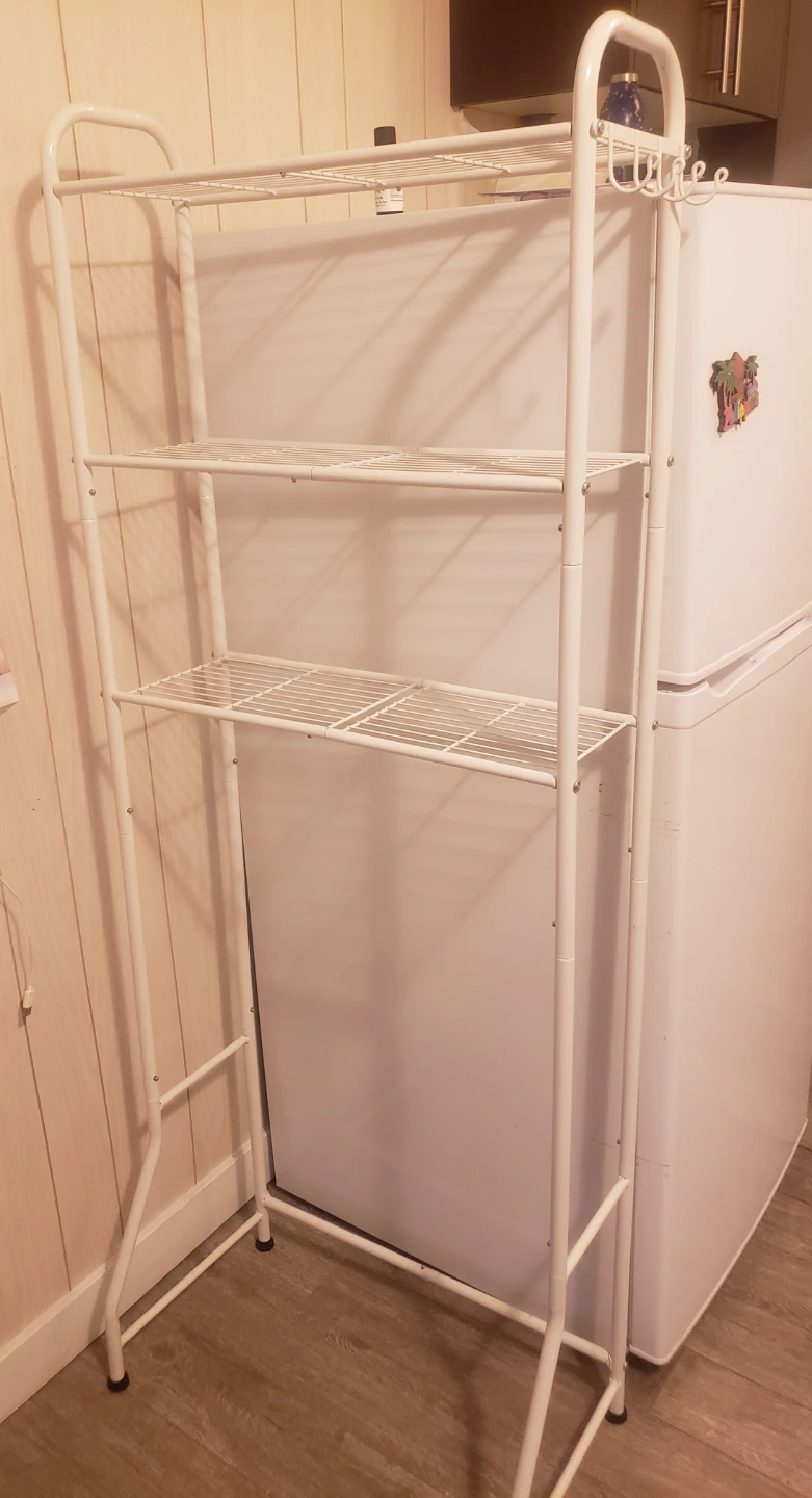 Simple Trending 3 Tier Bathroom Organizer Shelf - White - photo 4