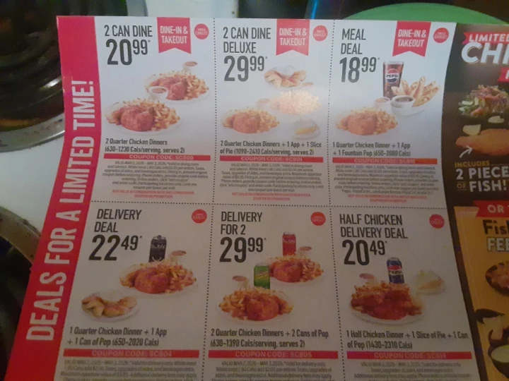 Limited Time Deals - Swiss Chalet coupons