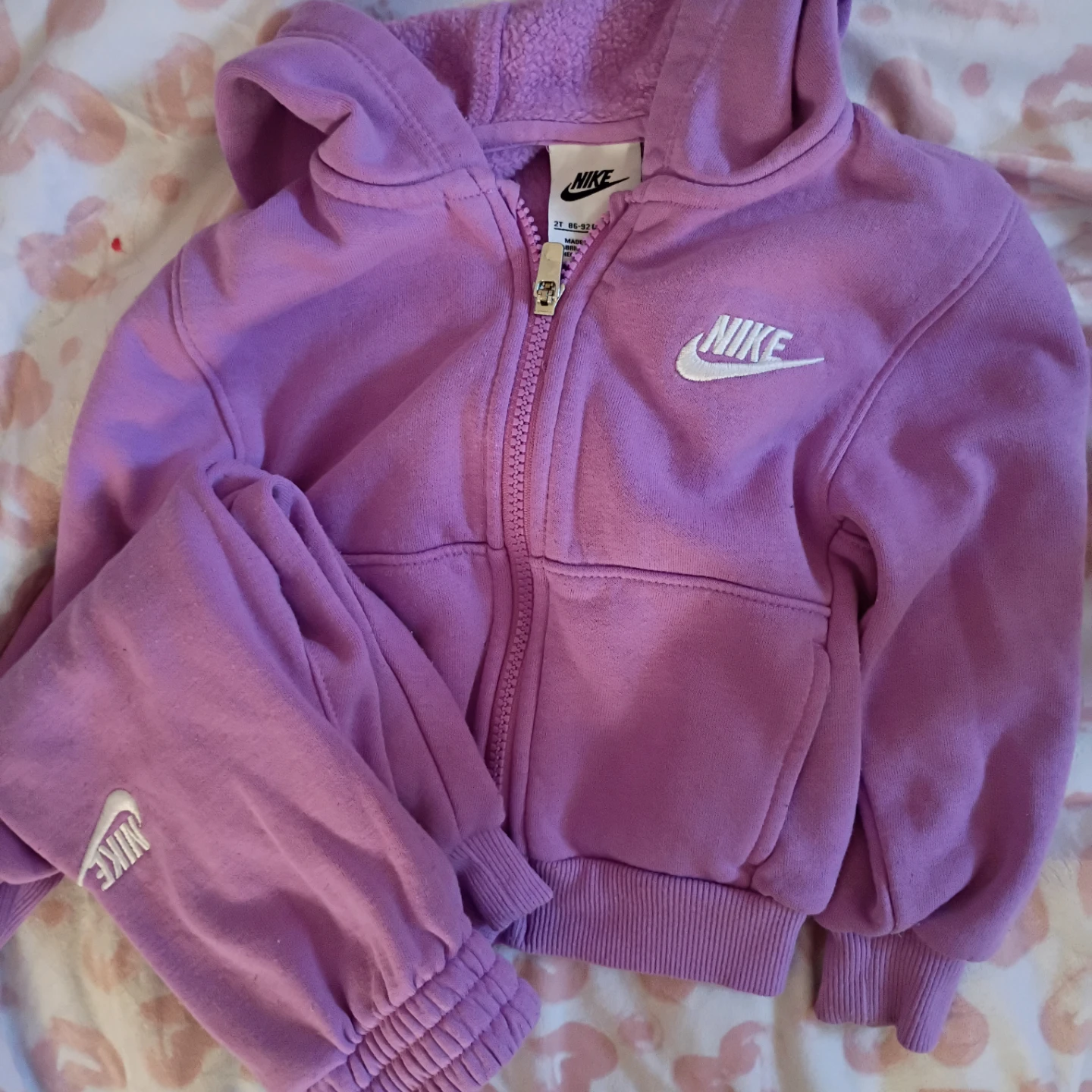 Kids Nike Fleece Hoodie & Pants Set 2t