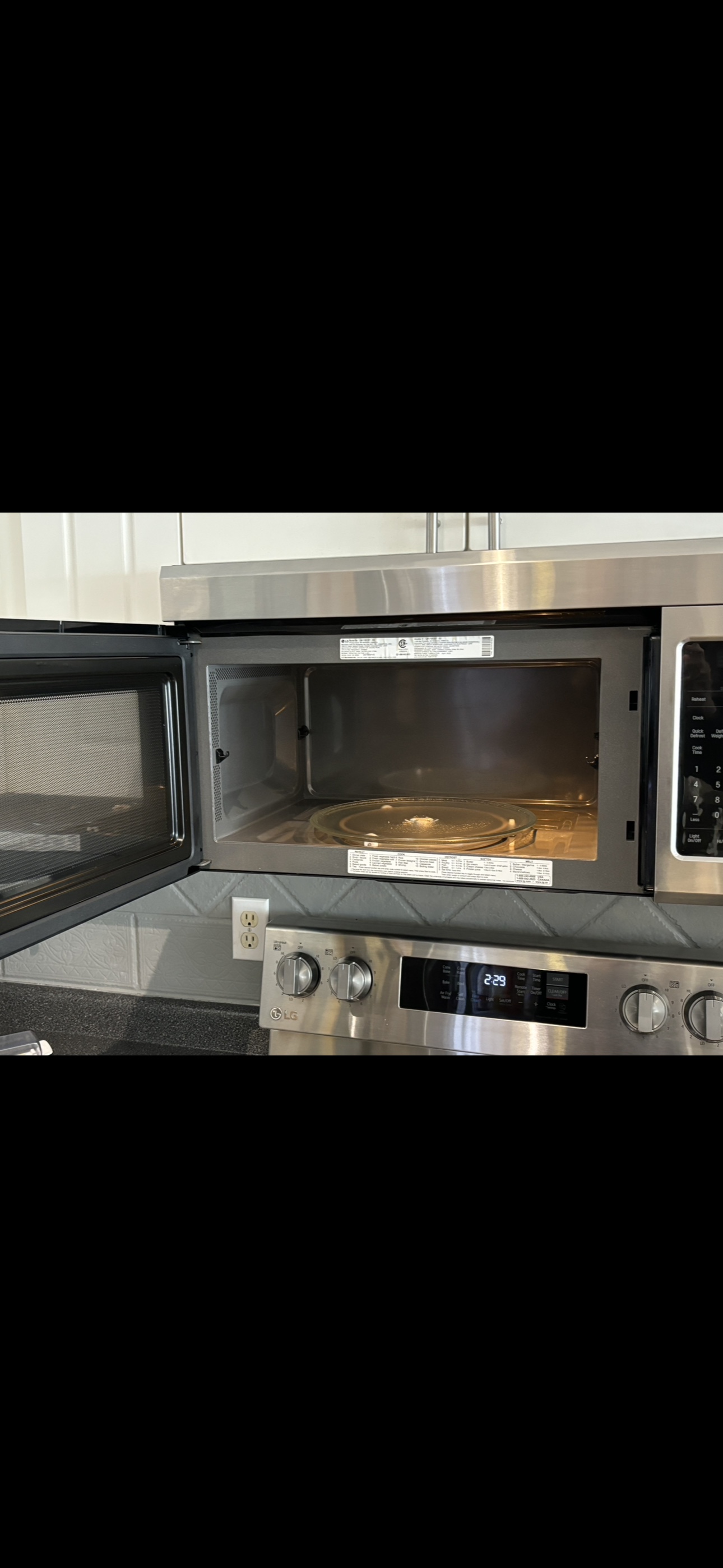 LG stainless for over the stove. - photo 3