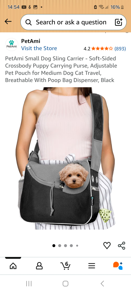 Pet Sling Carrier Bag