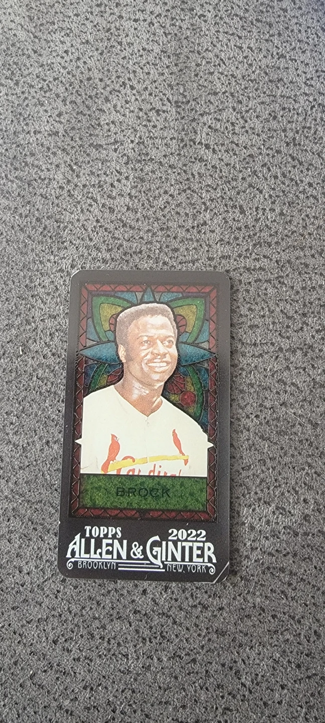 2022 Topps Allen & Ginter lou neock mini stained glass