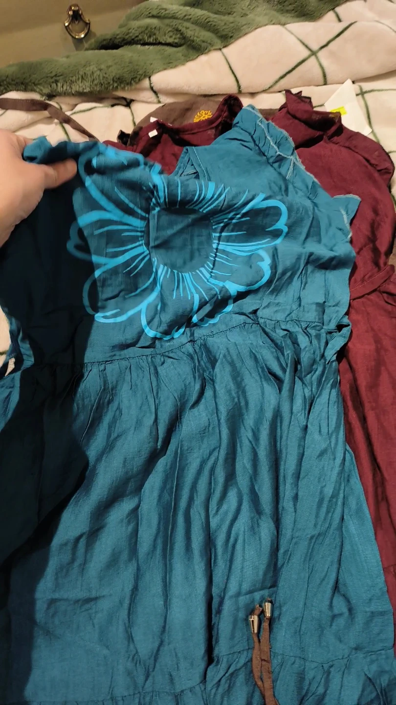 Imported Printed Long-Length Frock - photo 5
