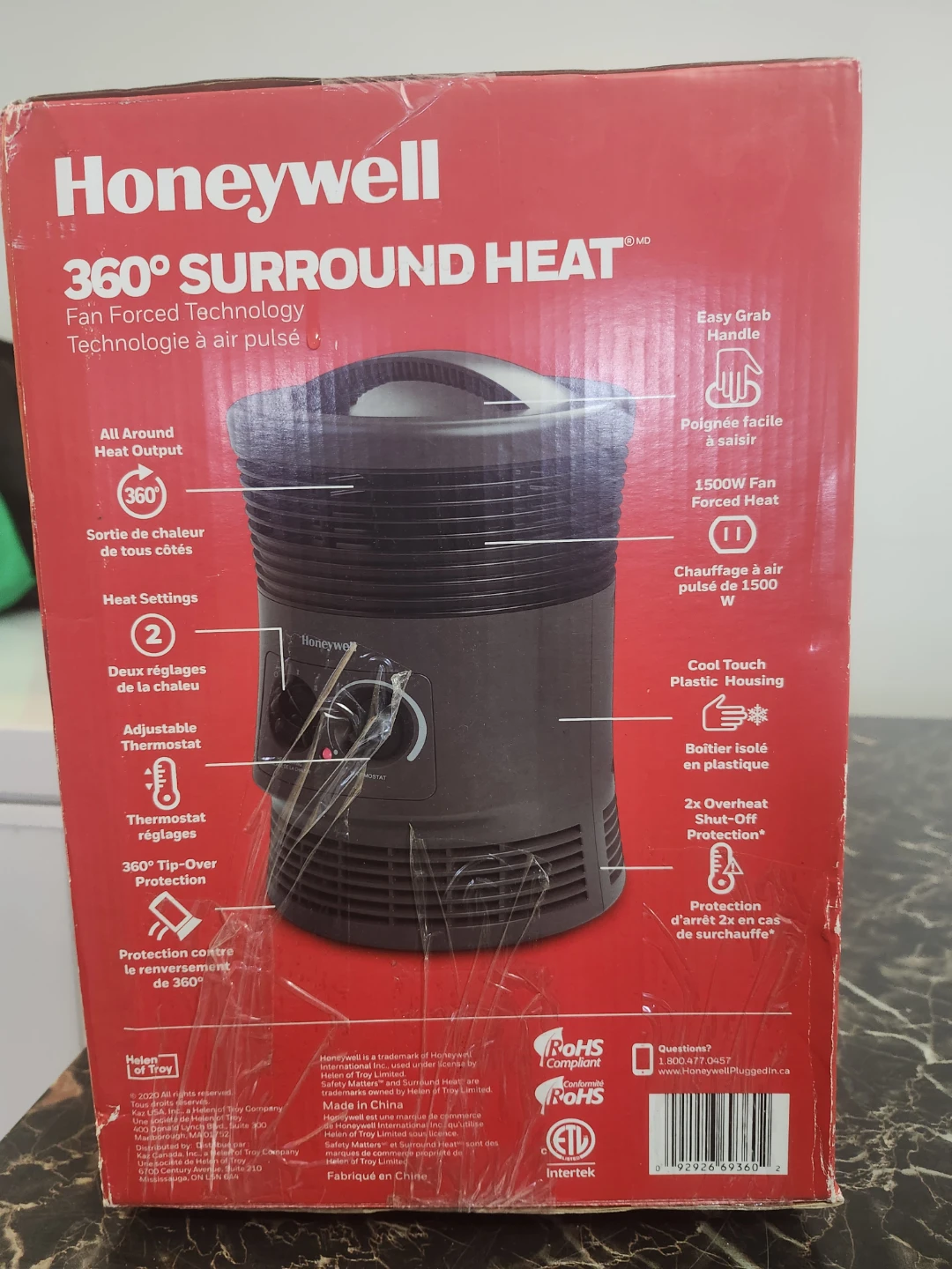 Honeywell 360° Surround Heat Fan Forced Heater