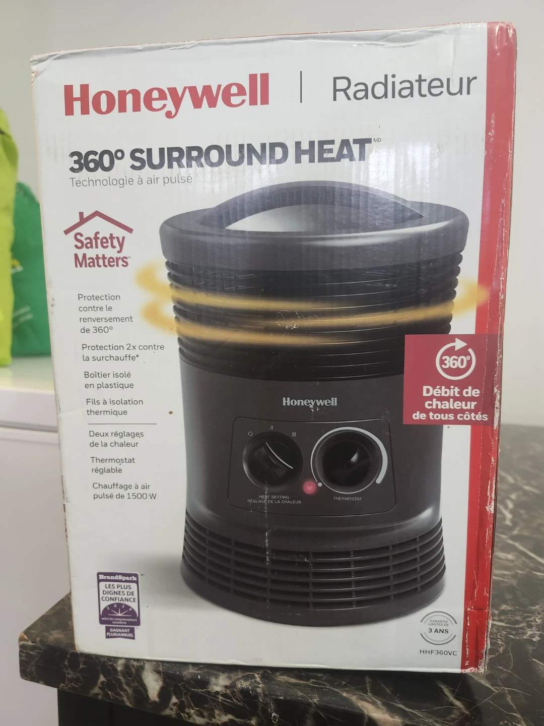 Honeywell 360° Surround Heat Fan Forced Heater - photo 4