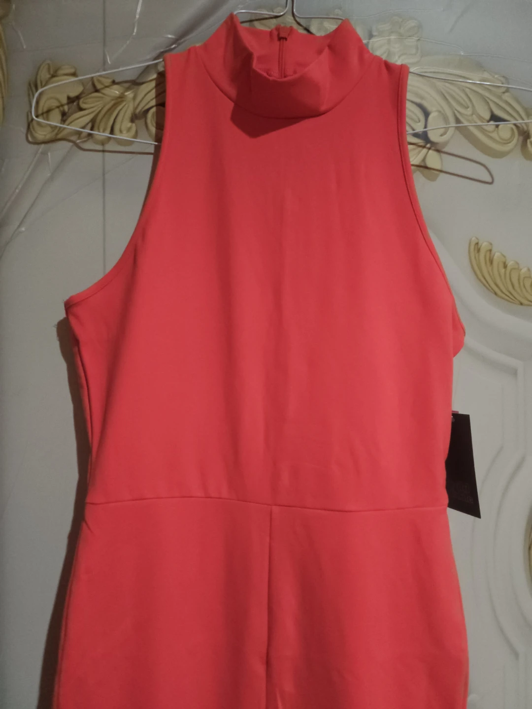ButterBliss Mock Neck Jumpsuit - Coral - Size M - photo 2