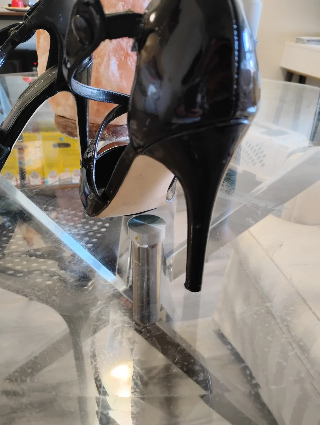ALDO Black Patent Leather Heels - photo 3