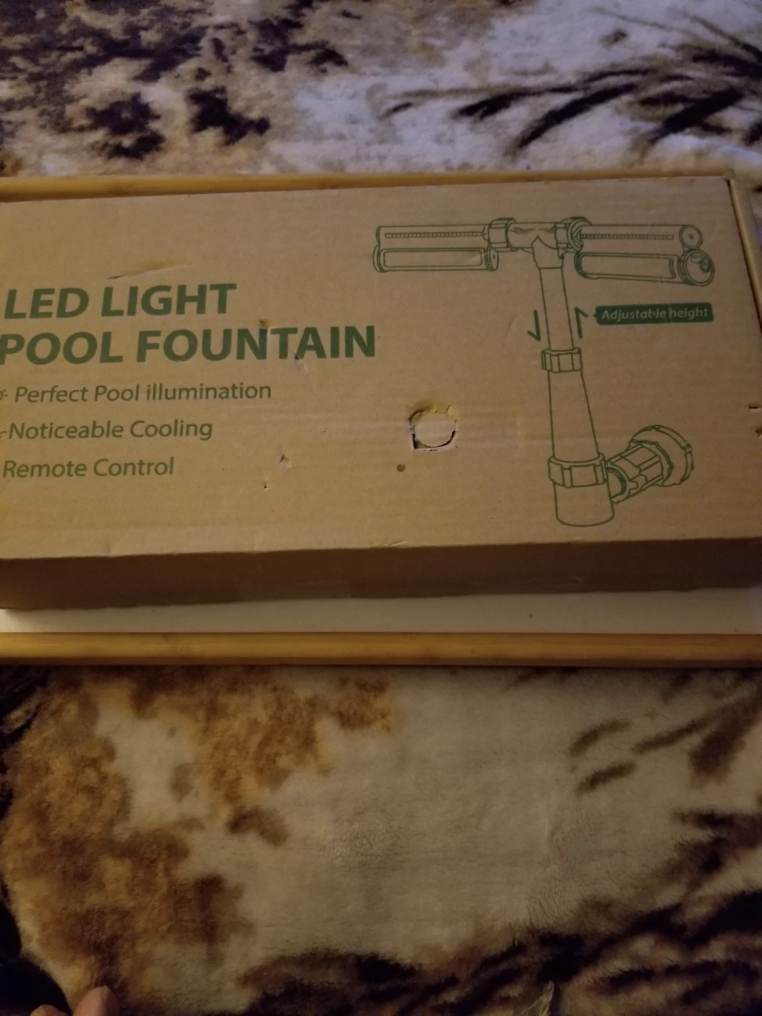 LED Light Pool Fountain with Remote Control - photo 4