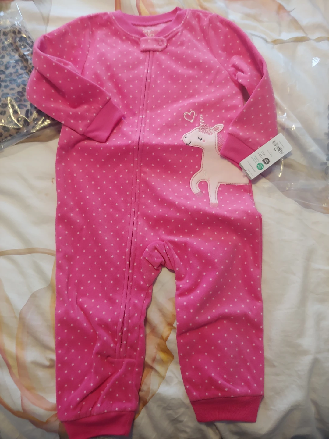 2 New Carter's  Pajama - Leopard & Unicorn 24 months - photo 4