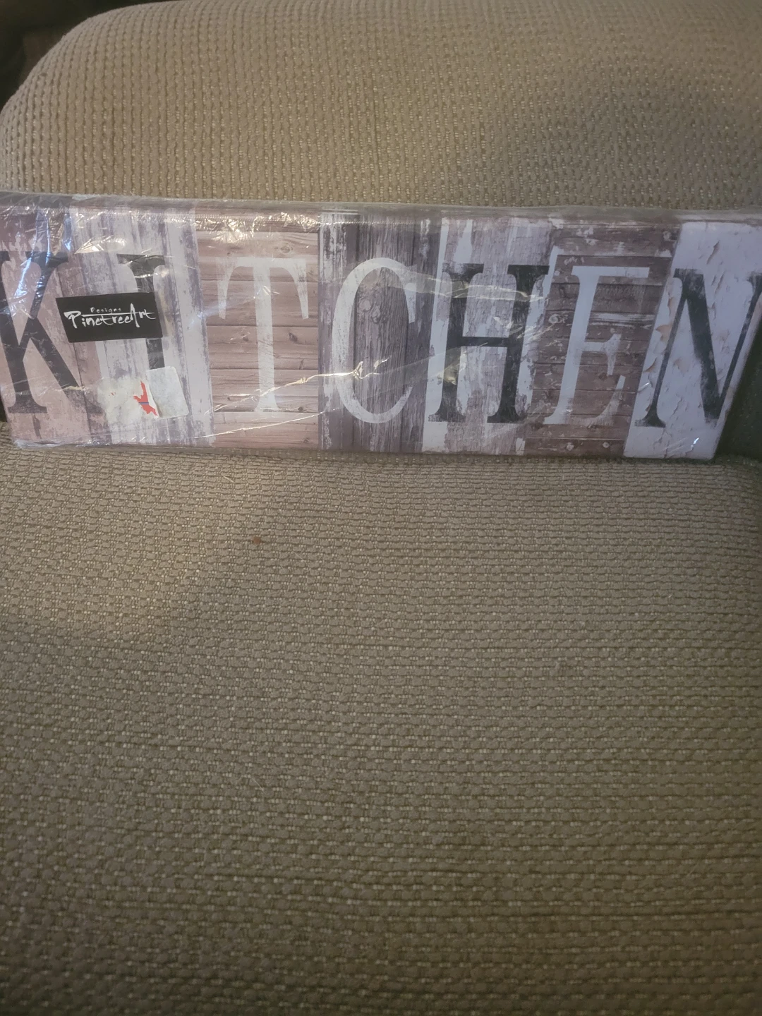 Pinetree Art "Kitchen" Wood Look Wall Sign