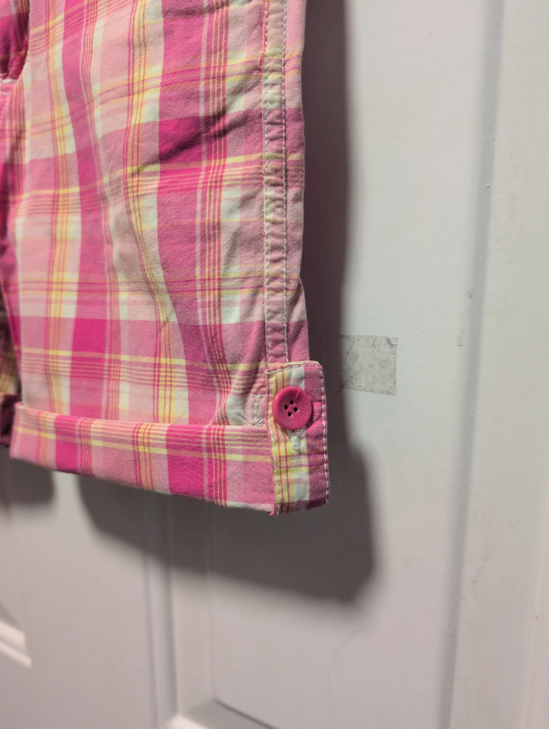 Liva A Little Pink Plaid Shorts Size 10 - photo 3