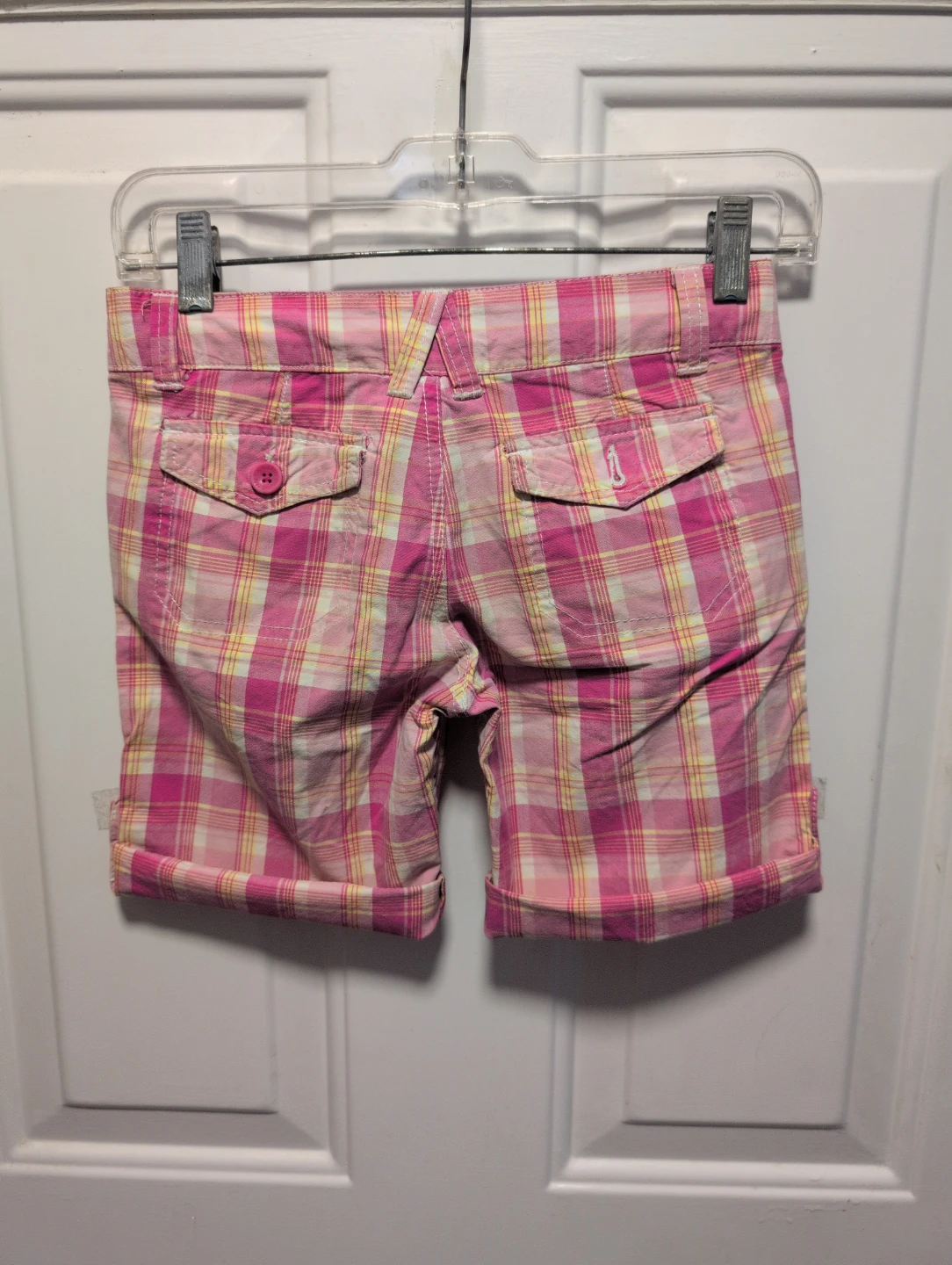 Liva A Little Pink Plaid Shorts Size 10 - photo 4