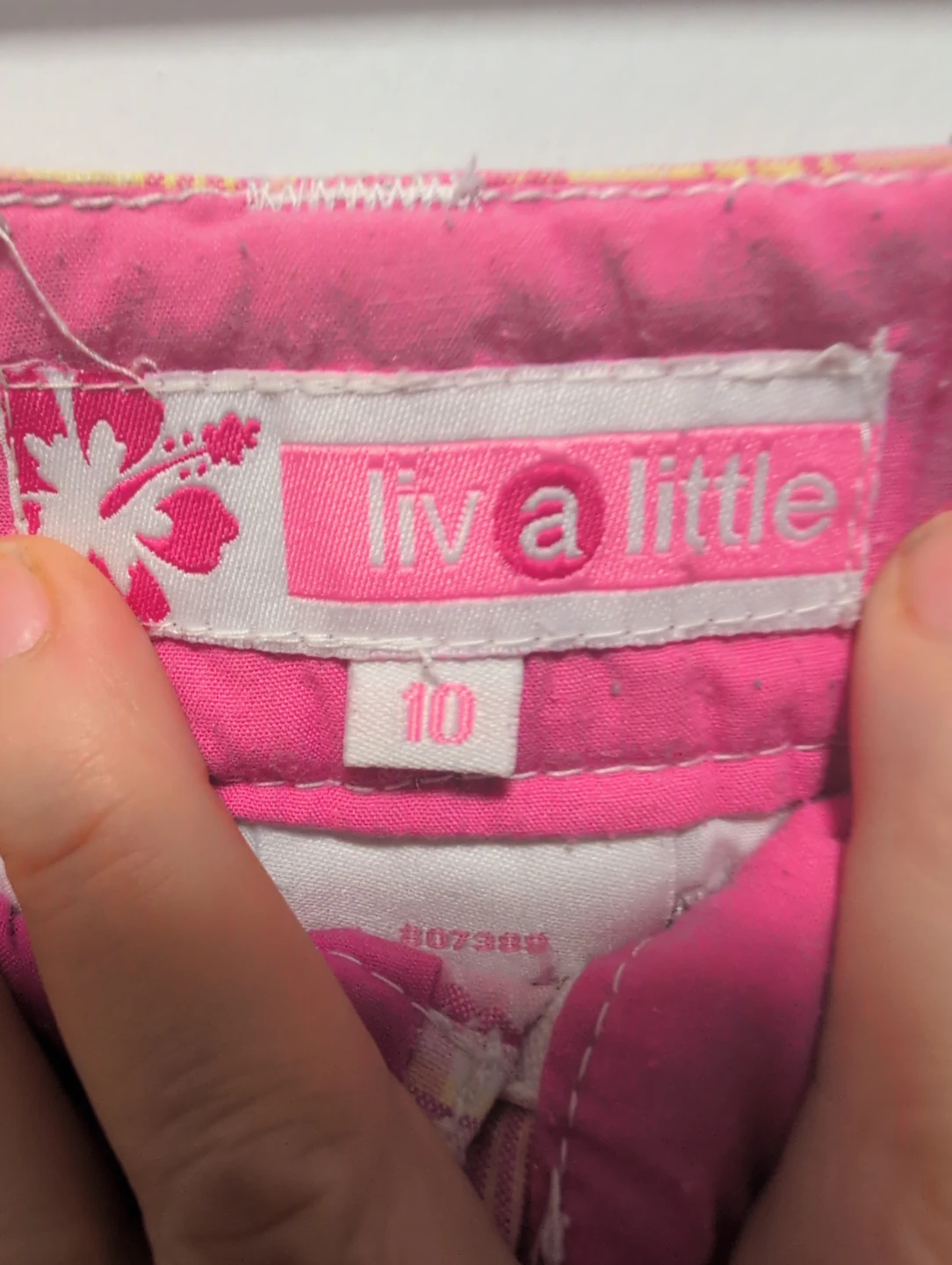 Liva A Little Pink Plaid Shorts Size 10 - photo 5