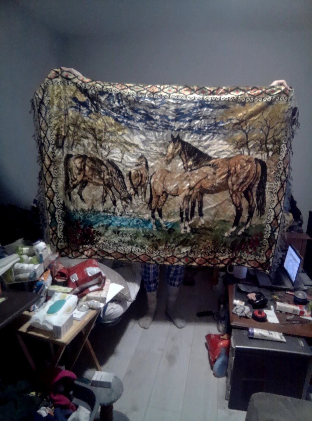 Tapestry with Horses