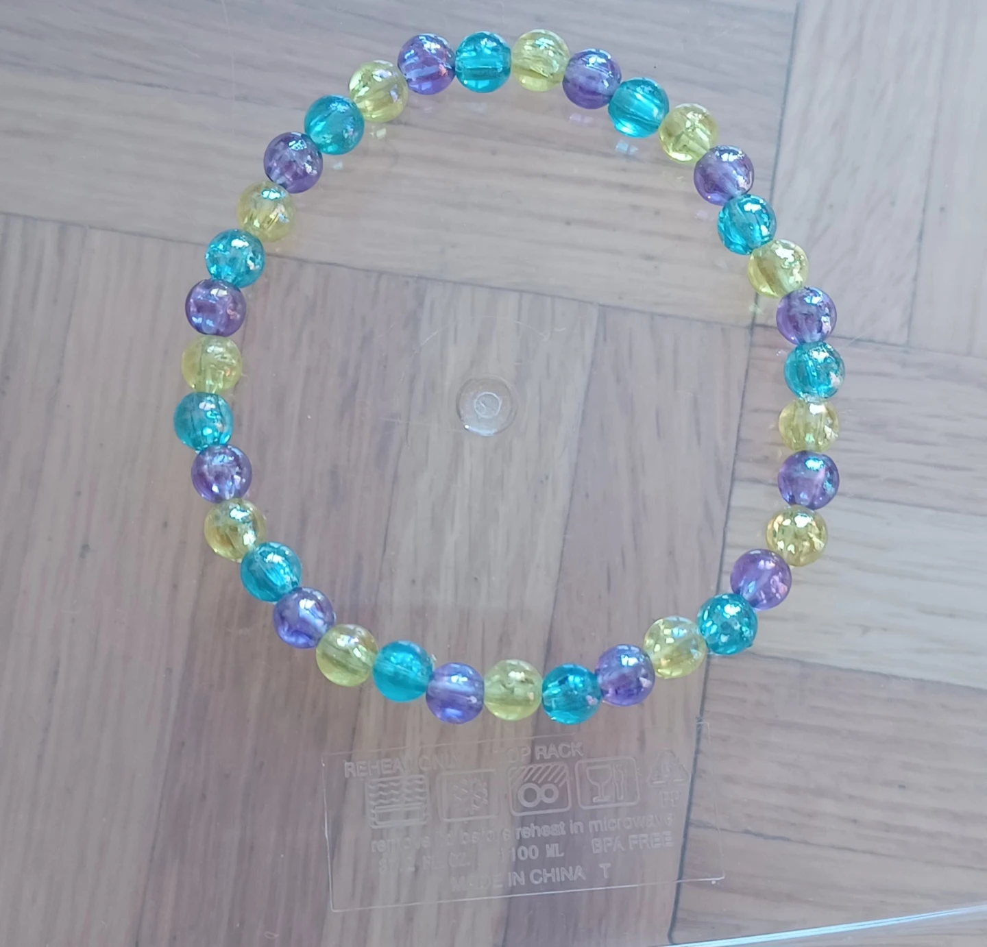Beaded Bracelets with Word 'HUG'